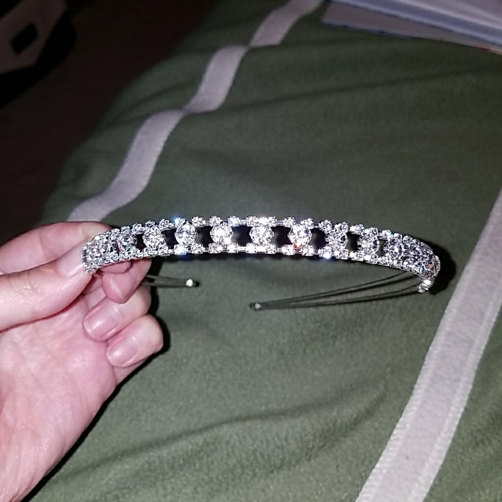 Fake diamond headband